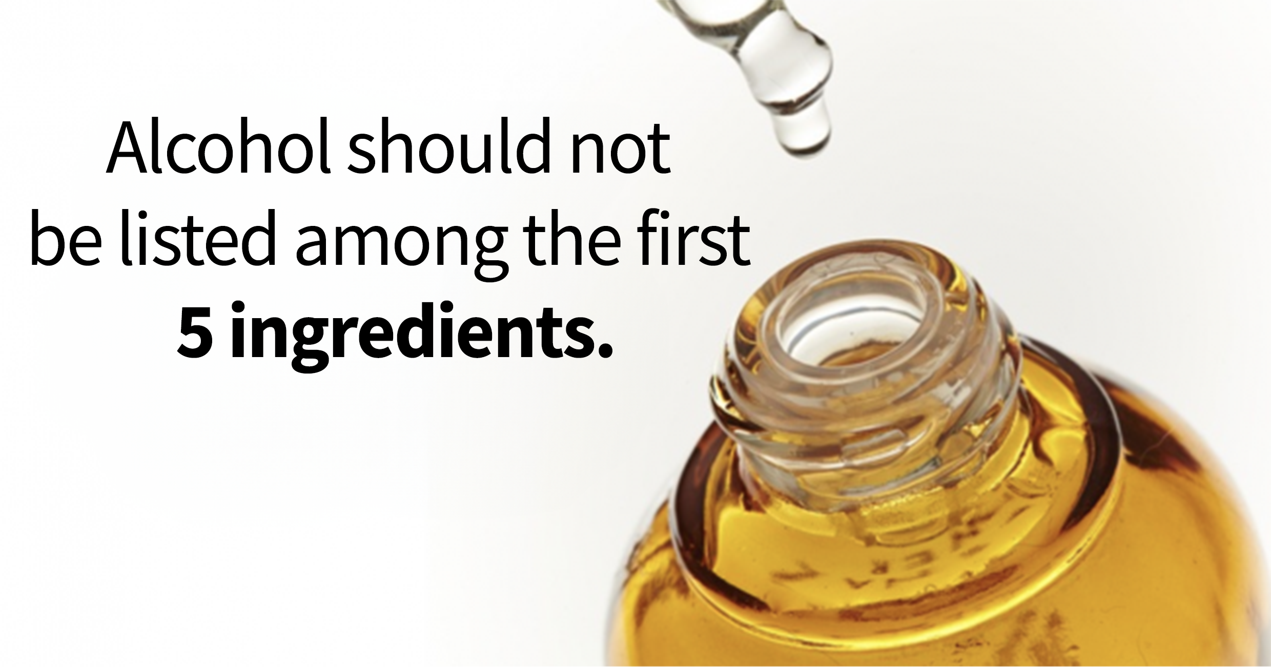 Recognize alcohol in cosmetics in the INCI list