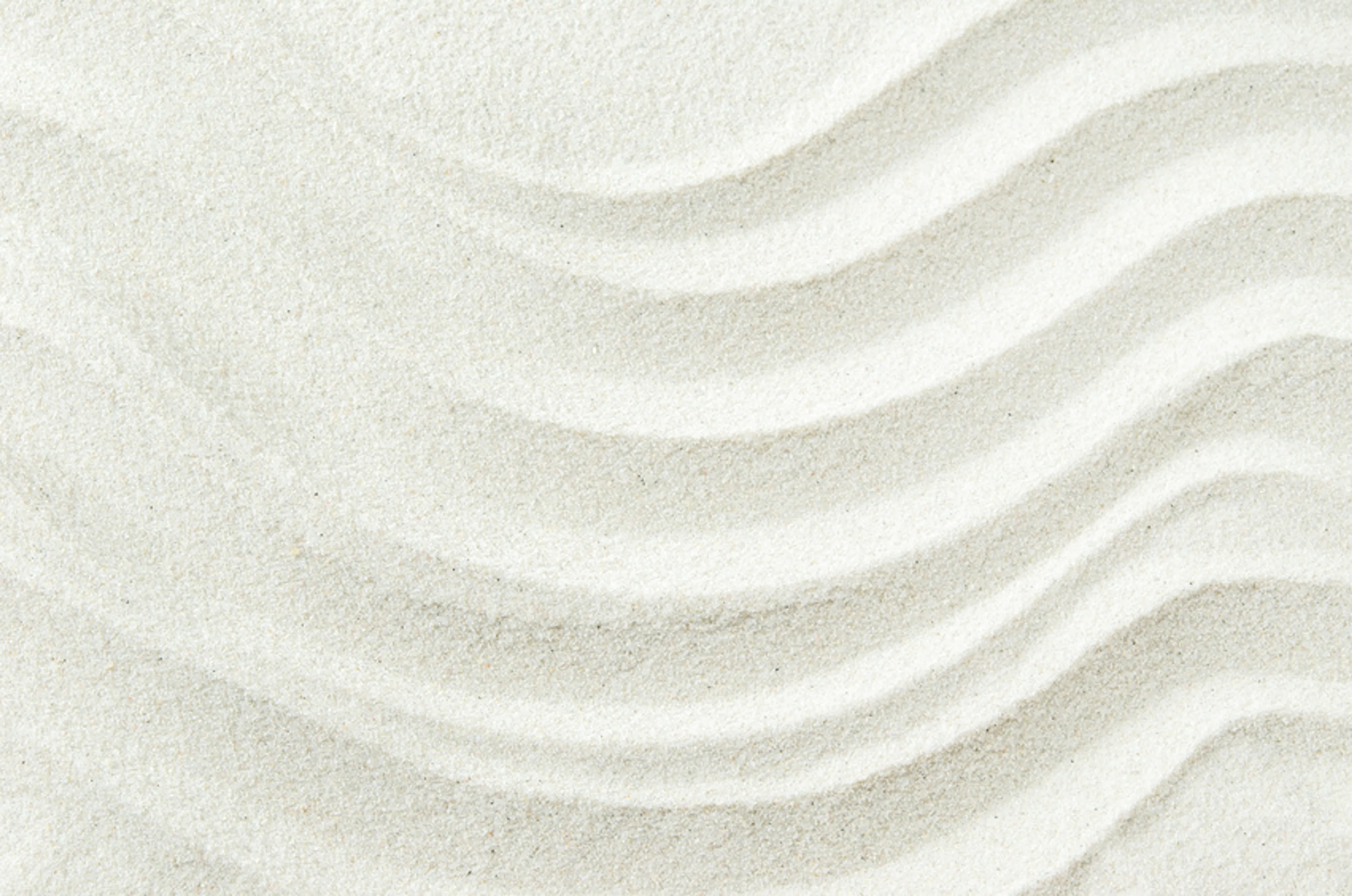Weißes Silica mit Wellenlinien
