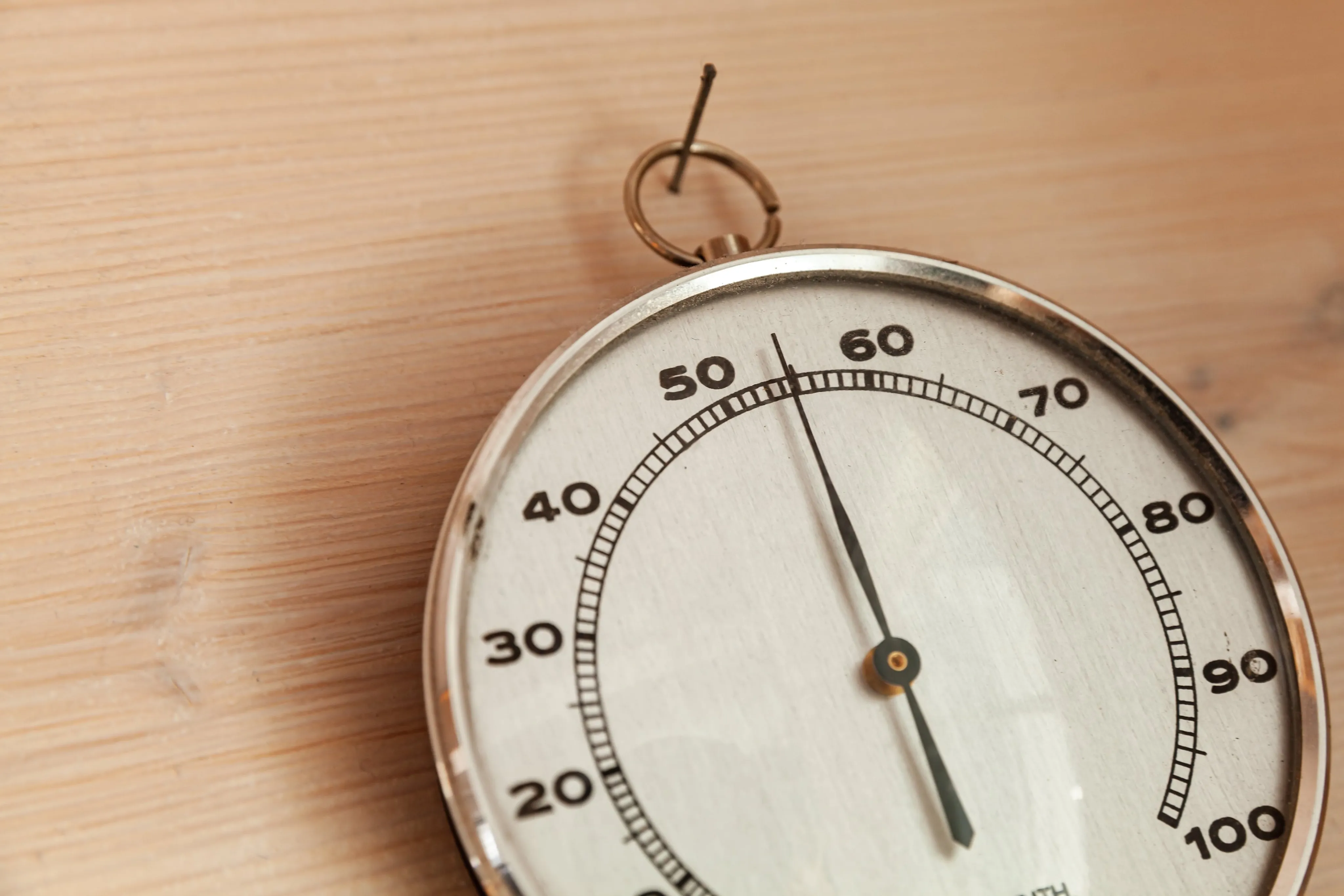Hygrometer zur Messung der Feuchtigkeit bei trockener Haut