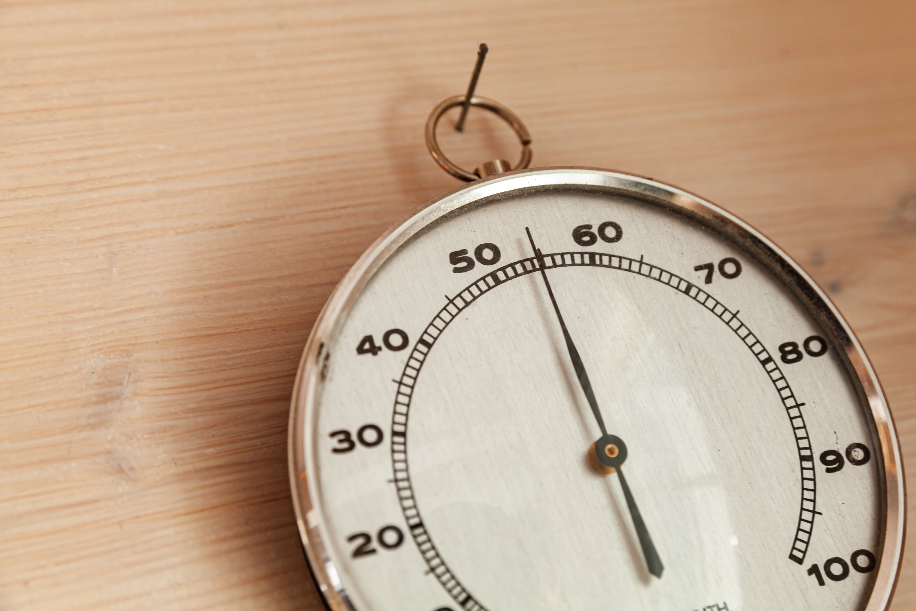 Hygrometer zur Messung der Feuchtigkeit bei trockener Haut